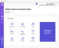 Screenshot of Source Global Data - Get information on factors affecting your supply chain. Source macro data and market indices from leading data sources across labor rates, currency, energy, country risk, trade flow/transportation, port data, tariff, weather, and epidemics