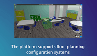 Screenshot of the platform's support for floor planning configuration systems