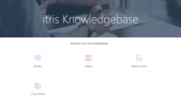 Screenshot of itris 9 Knowledgebase