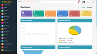 Screenshot of Its the dashboard of our CRM which has all the essential features of a good CRM.