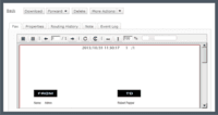 Screenshot of Built-in viewer in the web client: XMediusFAX® Cloud allows you to view faxes directly in your browser without having to download files.