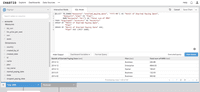 Screenshot of Chartio's SQL Mode Chart Creator