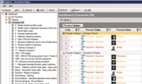 Screenshot of Proces Management Software