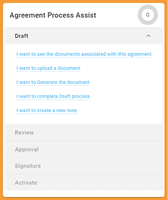 Screenshot of Agreement Process