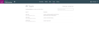 Screenshot of Forms: Forms can be created and changed