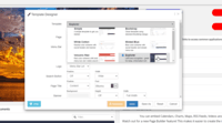 Screenshot of Use Template Designer to customize your site.