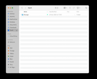 Screenshot of Vawlt - Storage Interface as File System (macOS)