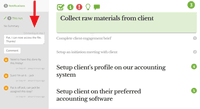 Screenshot of Conversation and audit trails