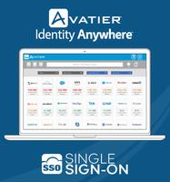 Screenshot of Avatier Identity Anywhere - Single Sign-On (SSO) 
Securely give employees, partners and customers access to public and private web applications. Avatier SSO leverages existing groups, OU’s and users in your native directory to delegate web application access. With built- in SaaS licensing management, your cloud subscription costs can be cut by 30% or more. SSO integrates with Identity Anywhere Lifecycle management for automatic user provisioning and deprovisioning.