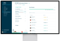 Screenshot of Customizable 360 feedback employee review cycles help keep organization learning and growing.