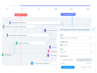 Screenshot of Roadmap - Tracks all growth activities to ensure teams move in the right direction. For teams who oversee growth strategy, R&D planning, project governance, and transformation initiatives.