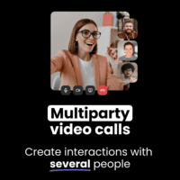 Screenshot of Multiparty video calls