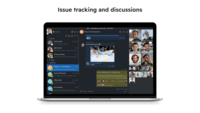 Screenshot of Issues and discussions in Virola Messenger