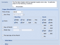 Screenshot of Maintenance Care provides scheduling tools
