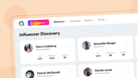 Screenshot of Find relevant and authentic influencers using advanced filters on influencers and their followers.