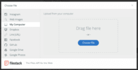 Screenshot of The powerful file uploader to connect your users to 20+ cloud drives for fast, reliable uploading.