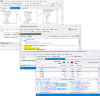Screenshot of Visual query building
