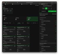 Screenshot of Greymatter's out-of-the-box NOC/SOC-like dashboard for full network visibility and management.