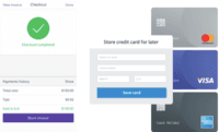 Screenshot of Secure Online Payments and Payment Information Capture