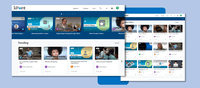 Screenshot of kPoint Video Content Management System
