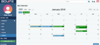Screenshot of Calendar – for scheduling meetings / events and tracking task due dates