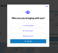Screenshot of Automated bring-a-friend prompt
