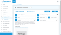 Screenshot of Employees can be added individually or in bulk