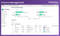 Screenshot of Finance Management