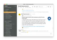 Screenshot of Use our Slack integration to create 1:1 meeting agendas and publicly share Praises and Objectives