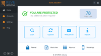 Screenshot of REVE Antivirus UI