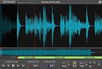 Screenshot of Audio Editing
