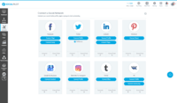 Screenshot of SocialPilot allows you to connect social media accounts according to your plan without exchanging login credentials with any of your clients.