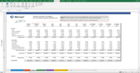 Screenshot of Build dynamic income statements within Excel