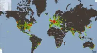 Screenshot of Geo Heatmaps
Build a Heatmap for visitors' locations. The map lights up as filters are applied to understand what the biggest markets are.