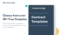 Screenshot of Templates are available for all business needs