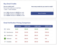 Screenshot of Verifex Pricing