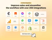Screenshot of Over 200 integrations