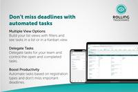Screenshot of Don’t miss deadlines with automated tasks.