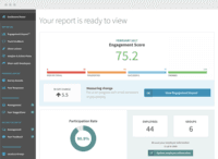 Screenshot of Engagement Dashboard - see where your organization stands and track improvement over time.