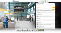 Screenshot of Networking lounge
