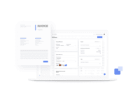 Screenshot of Create and send beautiful invoices that are customized to you. Complete with a "Pay Now" button, your customers have an easy way to pay online.