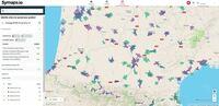 Screenshot of Territory coverage - Symaps Location Intelligence Platform