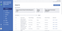 Screenshot of Homepage - Centralised Project List