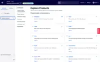 Screenshot of To access any of the products in Console, head over to the “Explore Products” section and start building.
