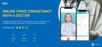 Screenshot of Mobile native applications for iOS and Android with the ability to make video calls for a user and his or her family members, and web portal for hospitals. The complete solution easily integrates with internal hospital systems and checks the availability of every doctor before suggesting the time. Automatic billing system which works with different health insurance providers.