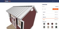 Screenshot of ShedPro - 3D Shed Builder Configurator
