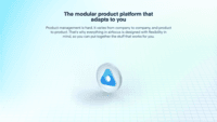 Screenshot of The modular product platform that adapts to you