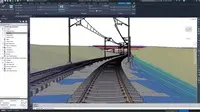 Screenshot of Civil 3D - Rail Alignments