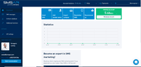 Screenshot of SMSAPI Customer Portal