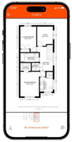 Screenshot of Encircle Floor Plan: Used to captures and view 2D property floor plans directly from a smart phone.